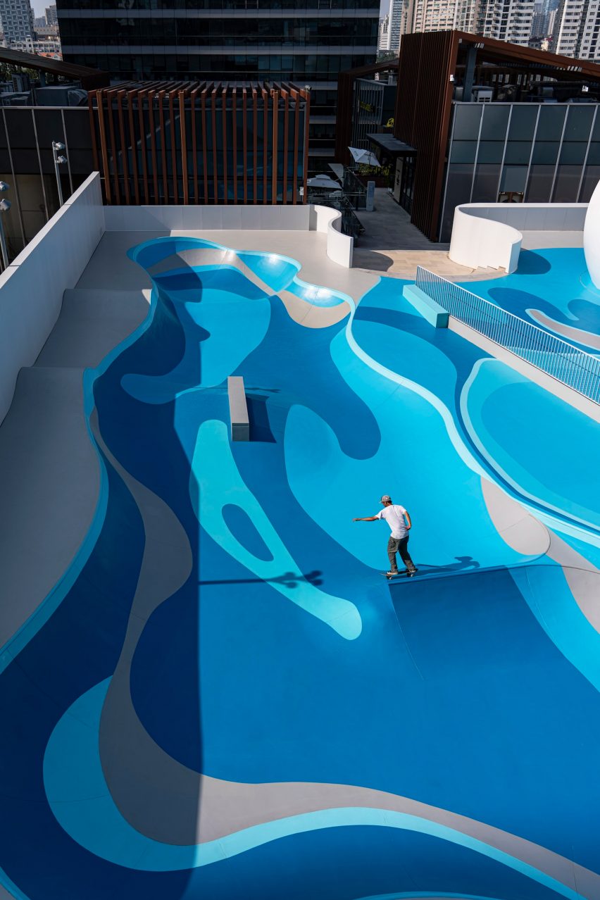 Qingdao Mixc skatepark by Within Beyond Studio