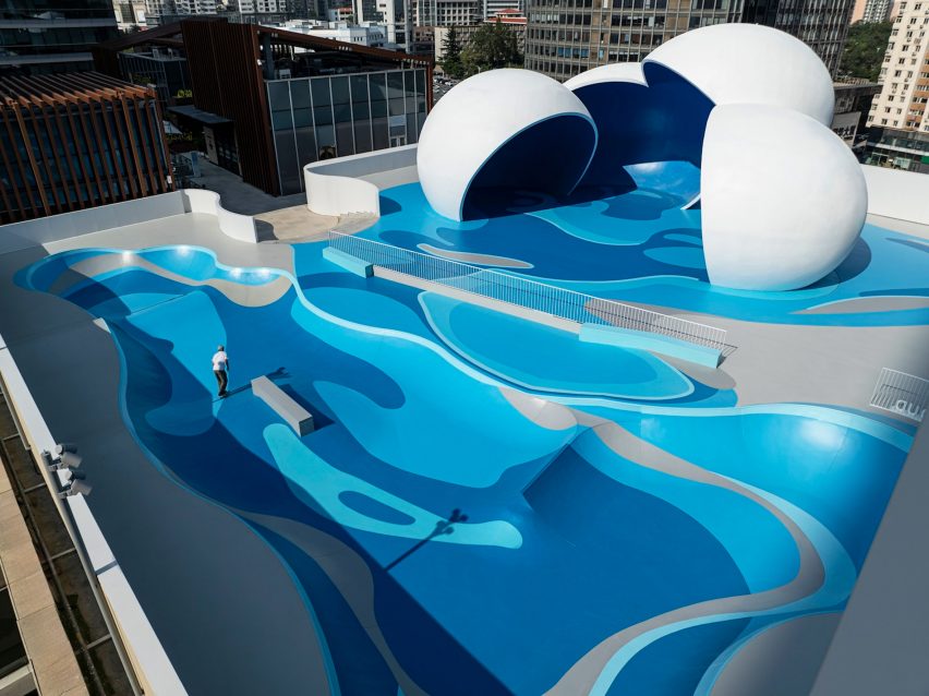 Qingdao Mixc skatepark by Within Beyond Studio