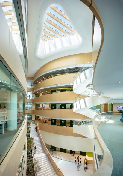 Main atrium by Payette