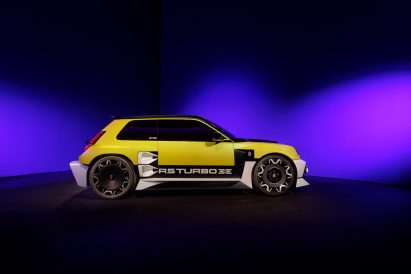 Side view of Renault 5 Turbo 3E