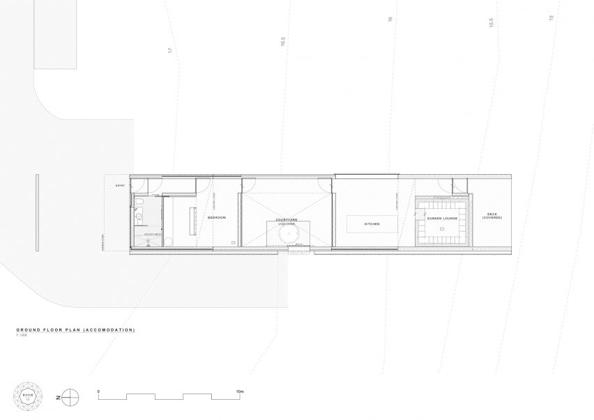 Plan of Vipp Tunnel by Room11