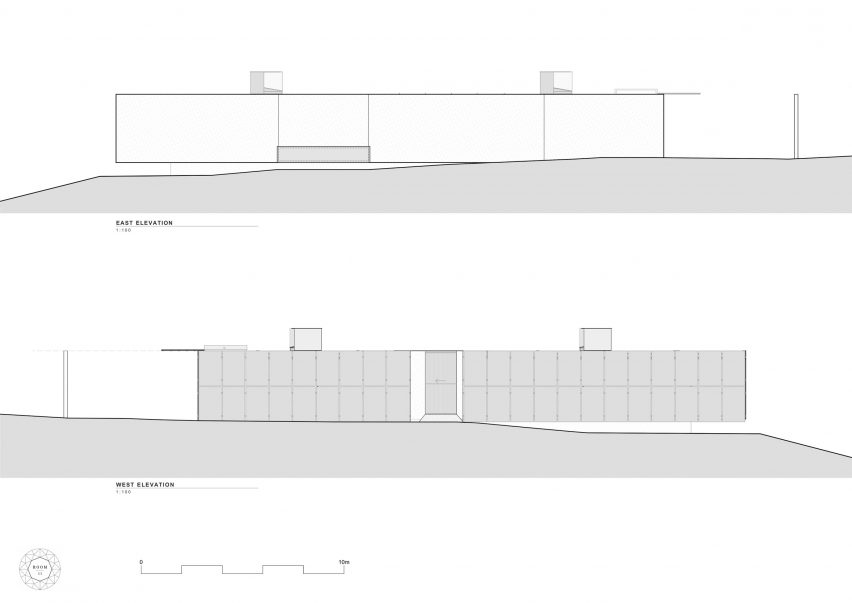 Elevation of Vipp Tunnel by Room11