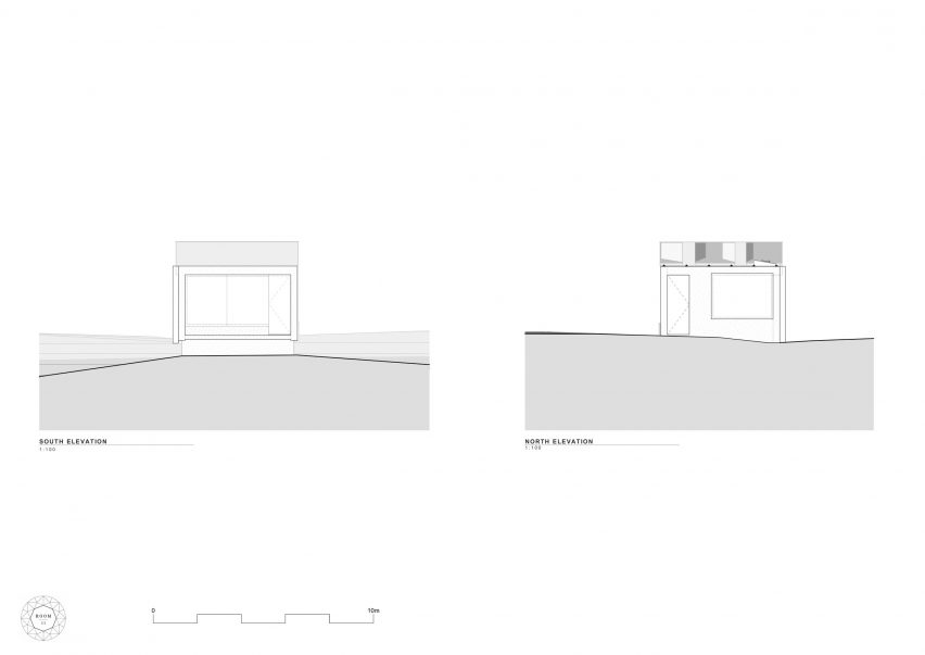 Elevation of Vipp Tunnel by Room11