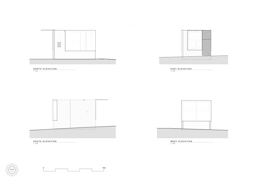 Elevation of Vipp Tunnel by Room11