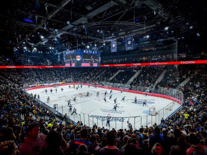 Ice hockey arena