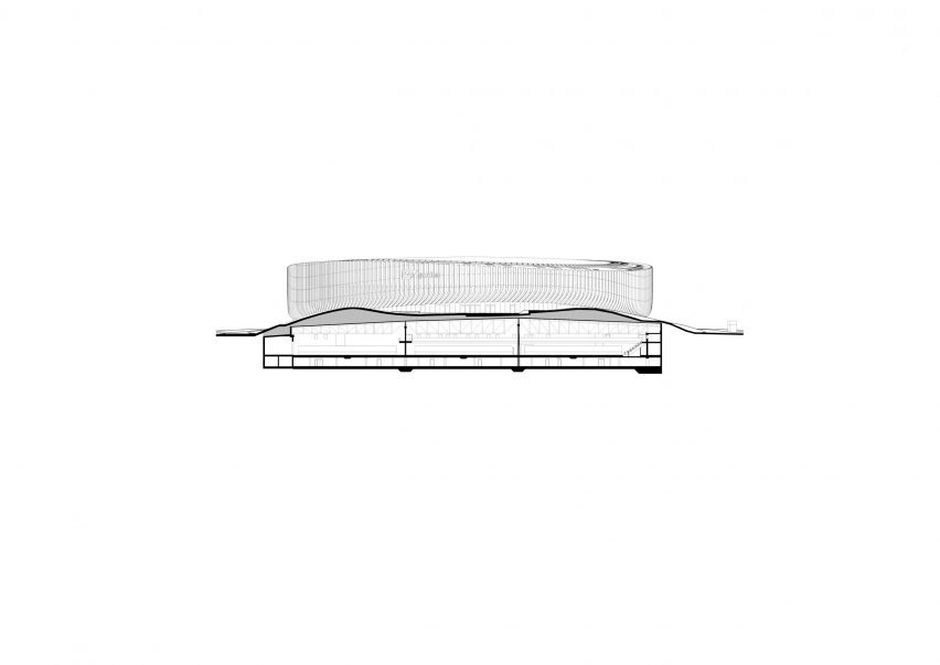 Section of SAP Garden by 3XN