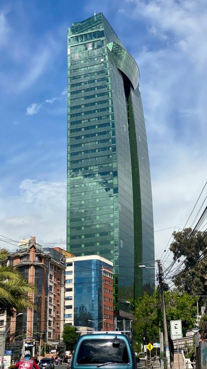 Green Tower, La Paz, by Gustavo Dellien