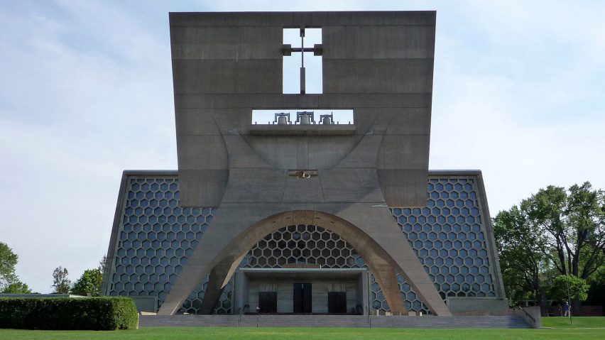 St John's Abbey Church, designed by Marcel Breuer