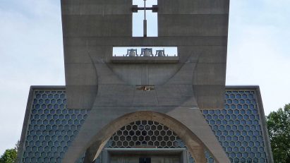 St John's Abbey Church, designed by Marcel Breuer