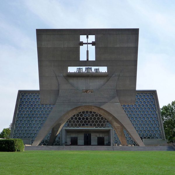 St John's Abbey Church, designed by Marcel Breuer