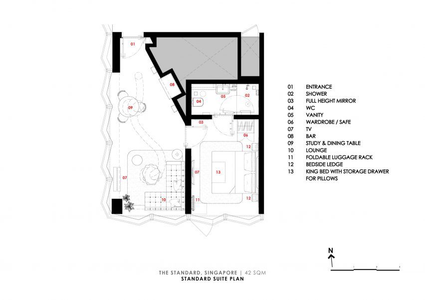 Standard suite plan
