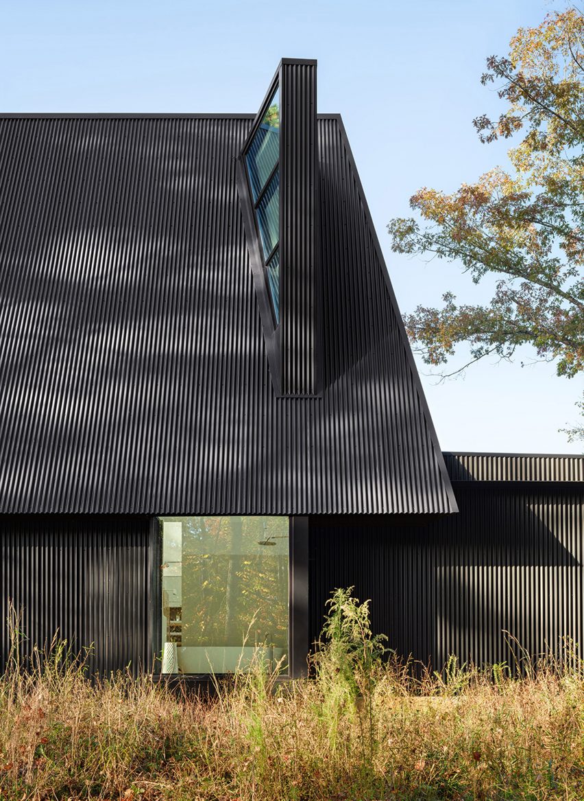 Corrugated metal house