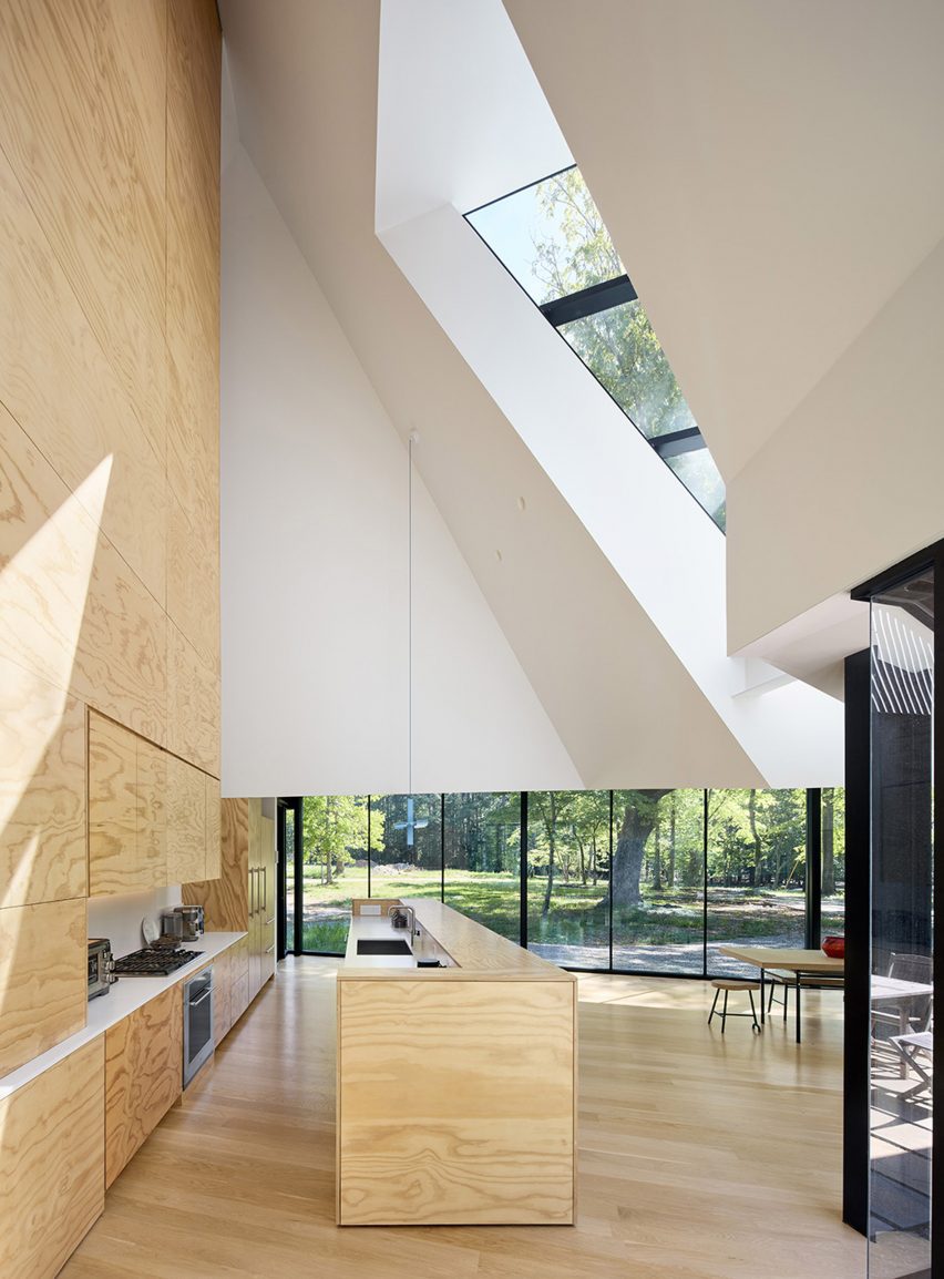 Gabled ceiling
