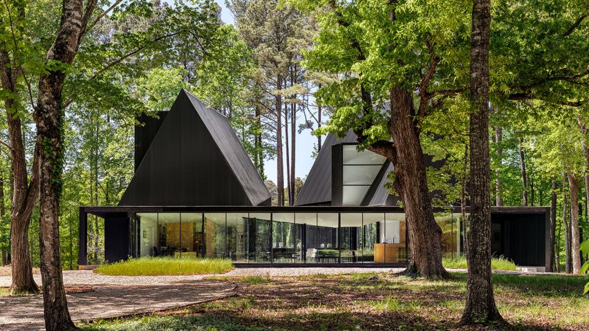 A house in a forest
