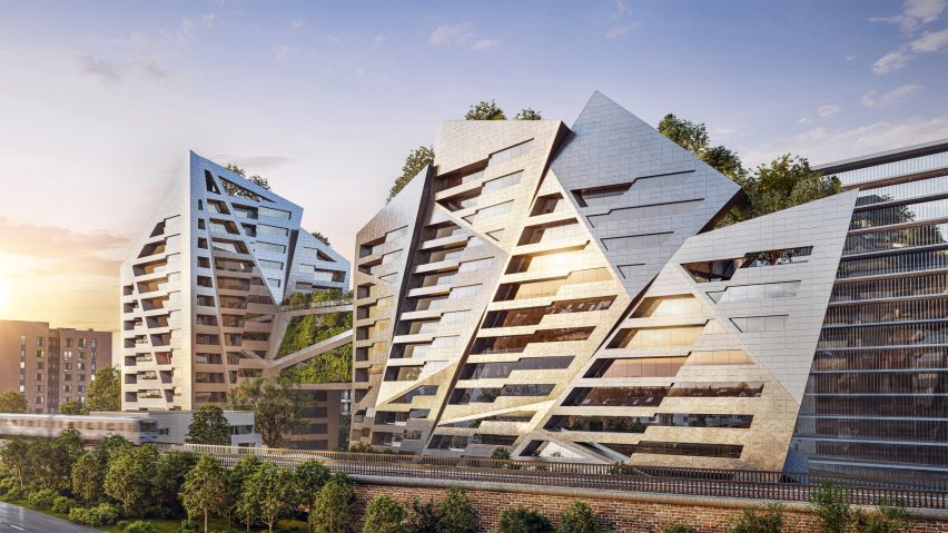 Fan d'Issy in Paris by Studio Libeskind