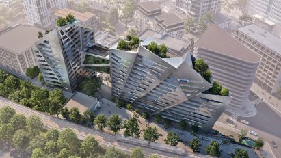 Angular building in Paris by Studio Libeskind