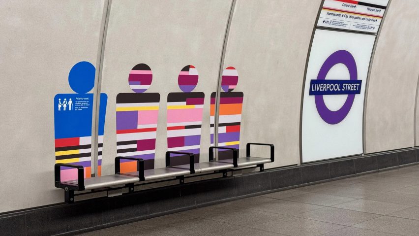 TfL posters on London's Elizabeth Line