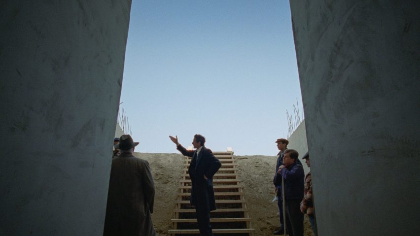 Still from The Brutalist