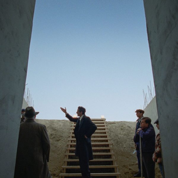 A still from The Brutalist
