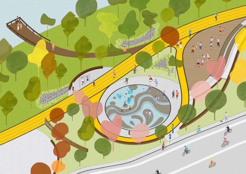 Illustration of The Orchestra Park by SoBA