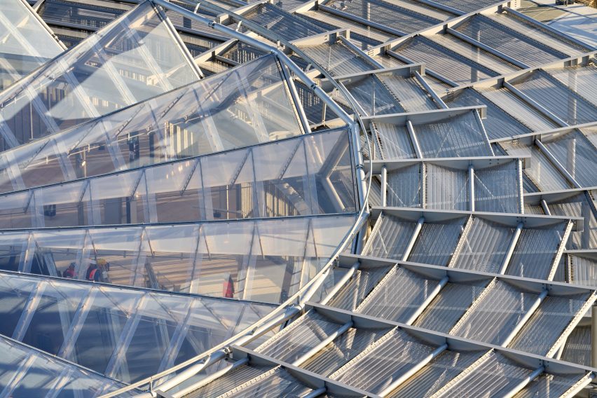 Villejuif-Gustave Roussy metro station by Dominique Perrault Architecture