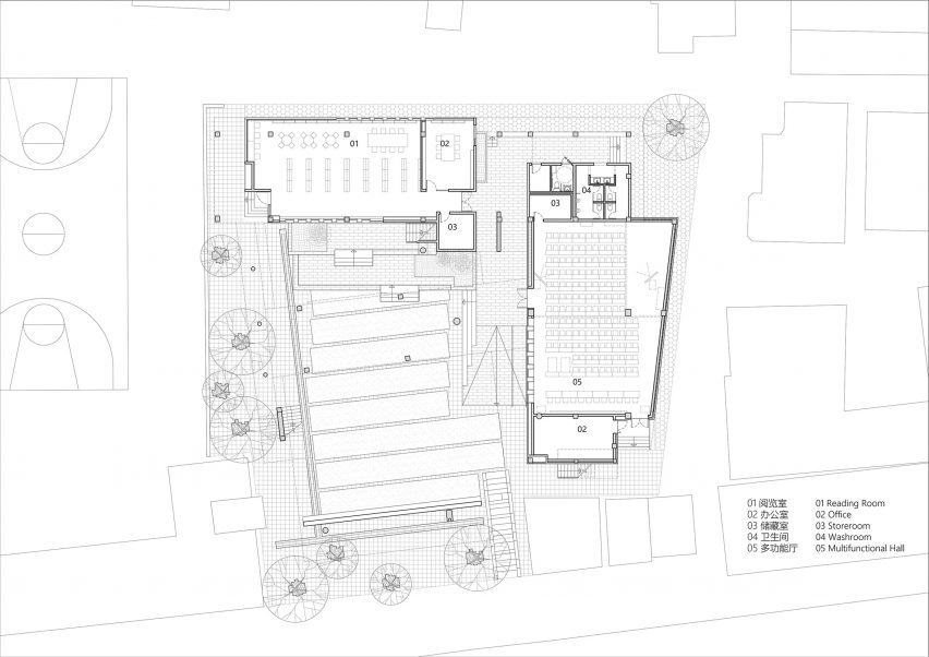 Plan of Wuyang Cultural Station by WAU Design
