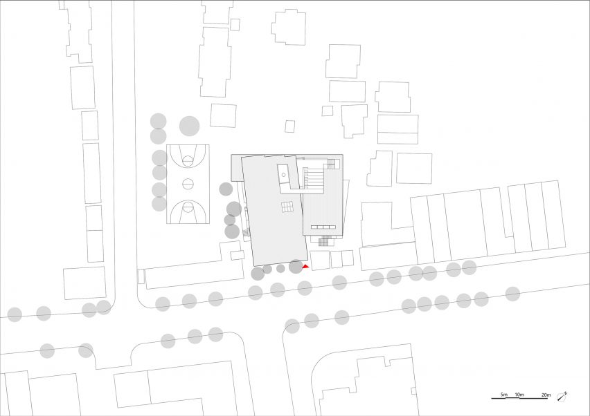 Plan of Wuyang Cultural Station by WAU Design