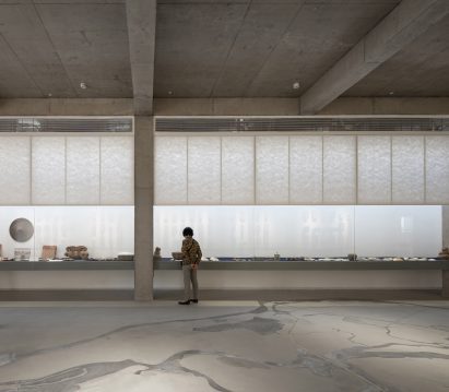 Exhibition hall within the Wuyang Cultural Station in Shenzhen