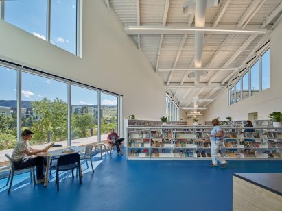 Interior of North Boulder library