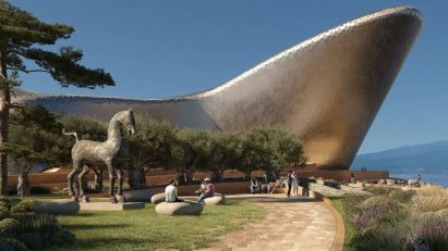 Sculptural cultural centre Italy Zaha Hadid Architects