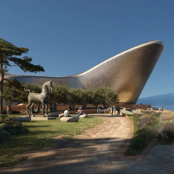 Sculptural cultural centre Italy Zaha Hadid Architects