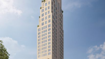 Masonary skyscraper