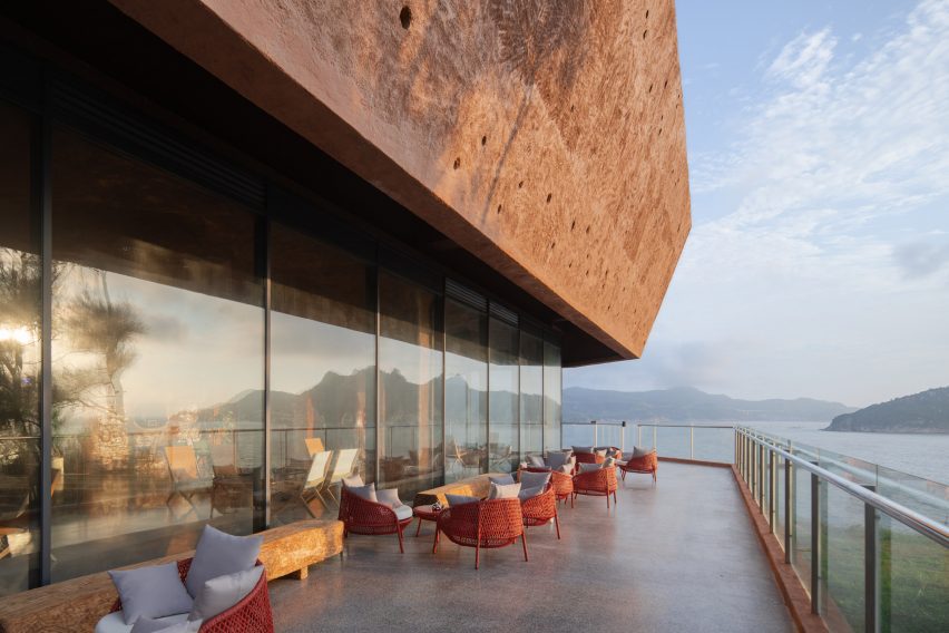 Blue Insight Cave Space in China by 3andwich Design
