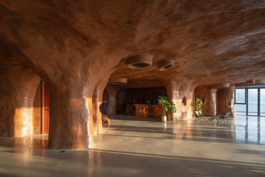 Blue Insight Cave Space in China by 3andwich Design