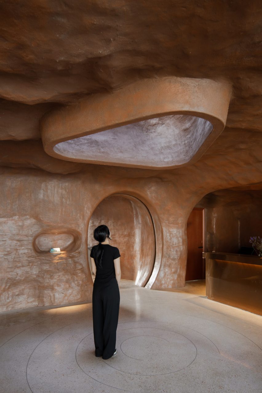 Blue Insight Cave Space in China by 3andwich Design