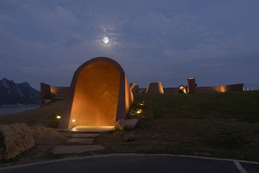 Blue Insight Cave Space in China by 3andwich Design