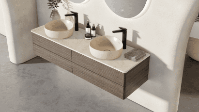 Contemporary bathroom sink from the Antao collection by Villeroy & Boch