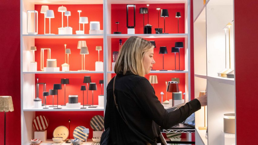 Photo of person at BDNY exhibition