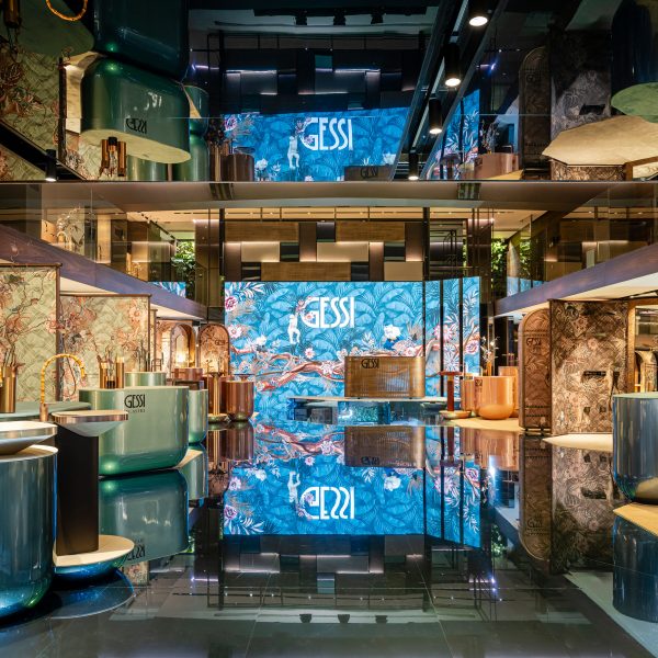 Gessi's Beyond the Extraordinary experience featuring its bathroom collections