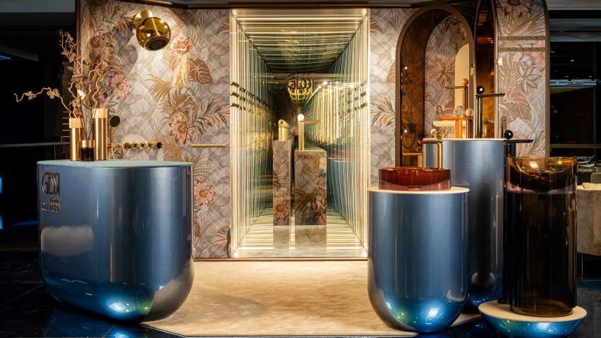 Gessi's Beyond the Extraordinary experience featuring its bathroom collections