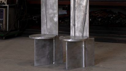 Aluminium objects called Engraved 