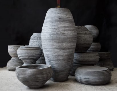 Concrete pots