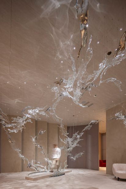 Lasvit installation at Milan design week