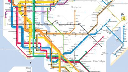 New MTA map design