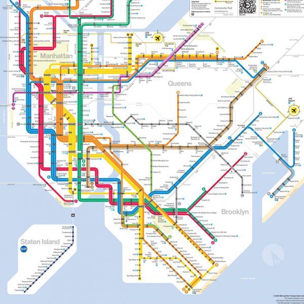 New MTA map design