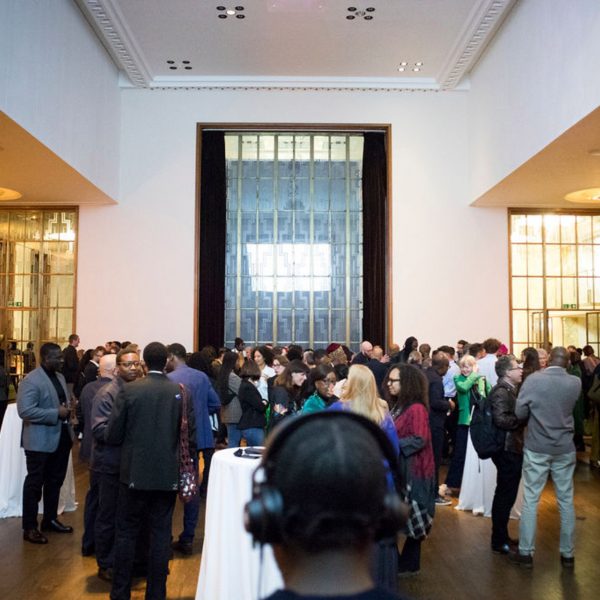 Photo of people at RIBA headquarters in London