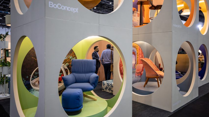 Photo of chair display at Workspace Dubai