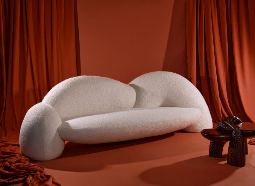 Lara Bohinc creates sculptural seating inspired by rolling hills