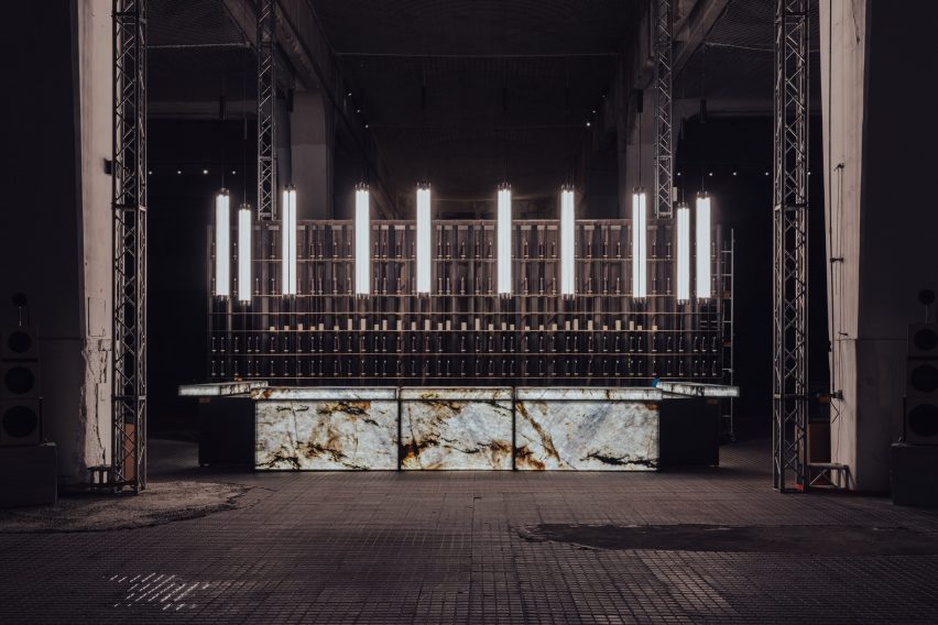 Alcova pop-up bar at Milan design week