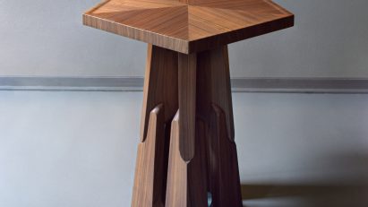 Wooden table by Herzog & de Meuron